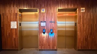 OTIS Traction Elevators with MCE Destination Dispatch @ Hyatt Place LAX, Los Angeles, CA Update