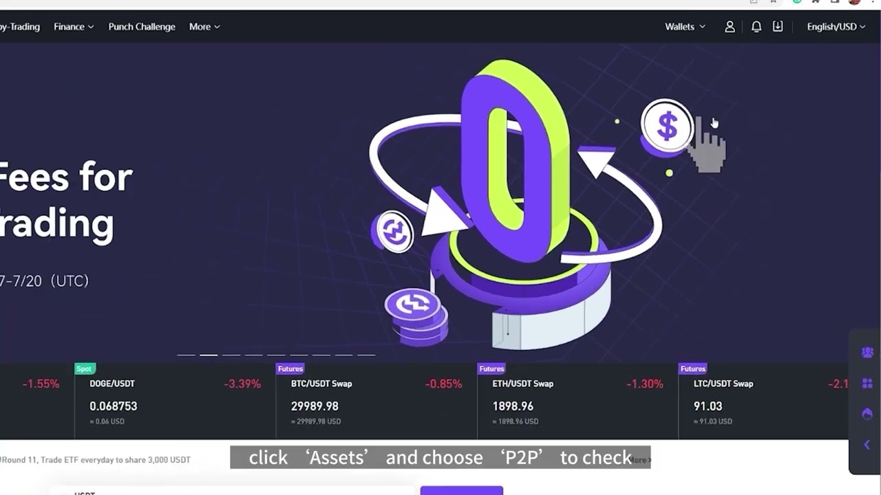 As A User, How to Buy & Sell Crypto On CoinW?