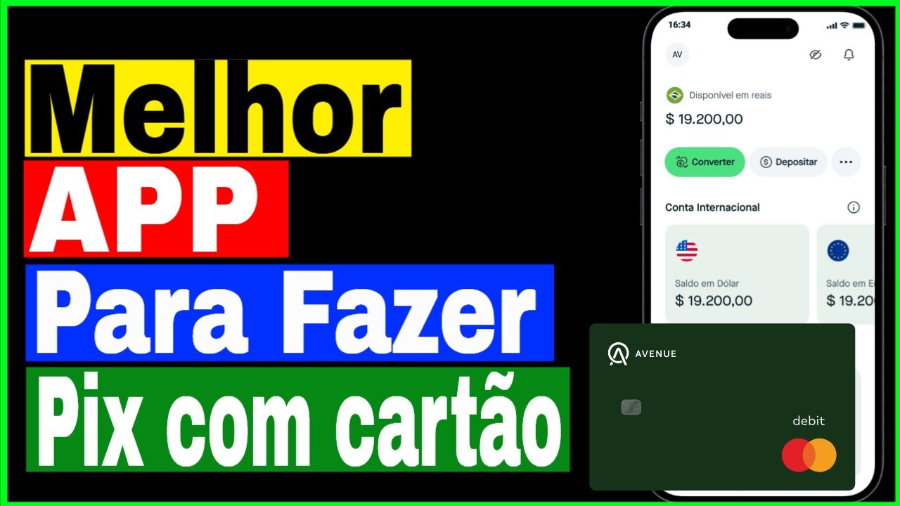 Melhor app para fazer pix com cartão de crédito