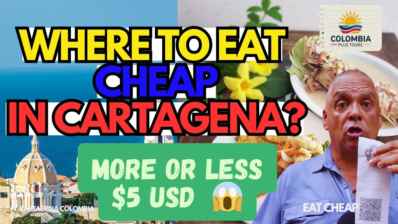Cartagena 🇨🇴 | Eat Cheap and GOOD | Traditional Colombian Food for Only $5 USD|  Colombia Plus Tours