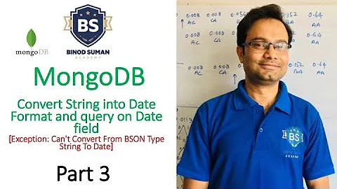 MongoDB | How to convert String to Date Format | Date Query | BSON Type String To Date