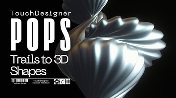 TouchDesigner POPs: Organic Shapes With Trails & Noise x Math Mix & Chop Pattern Techniques
