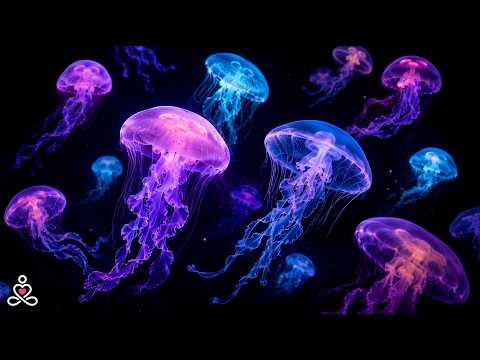 Calming Jellyfish Aquarium ~ Relaxing Music for Sleep & Stress Relief