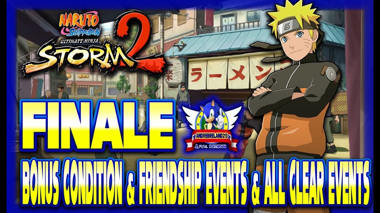 Naruto Shippuden: Ultimate Ninja Storm 2 PS4 (1080p) - All Clear Events FINALE