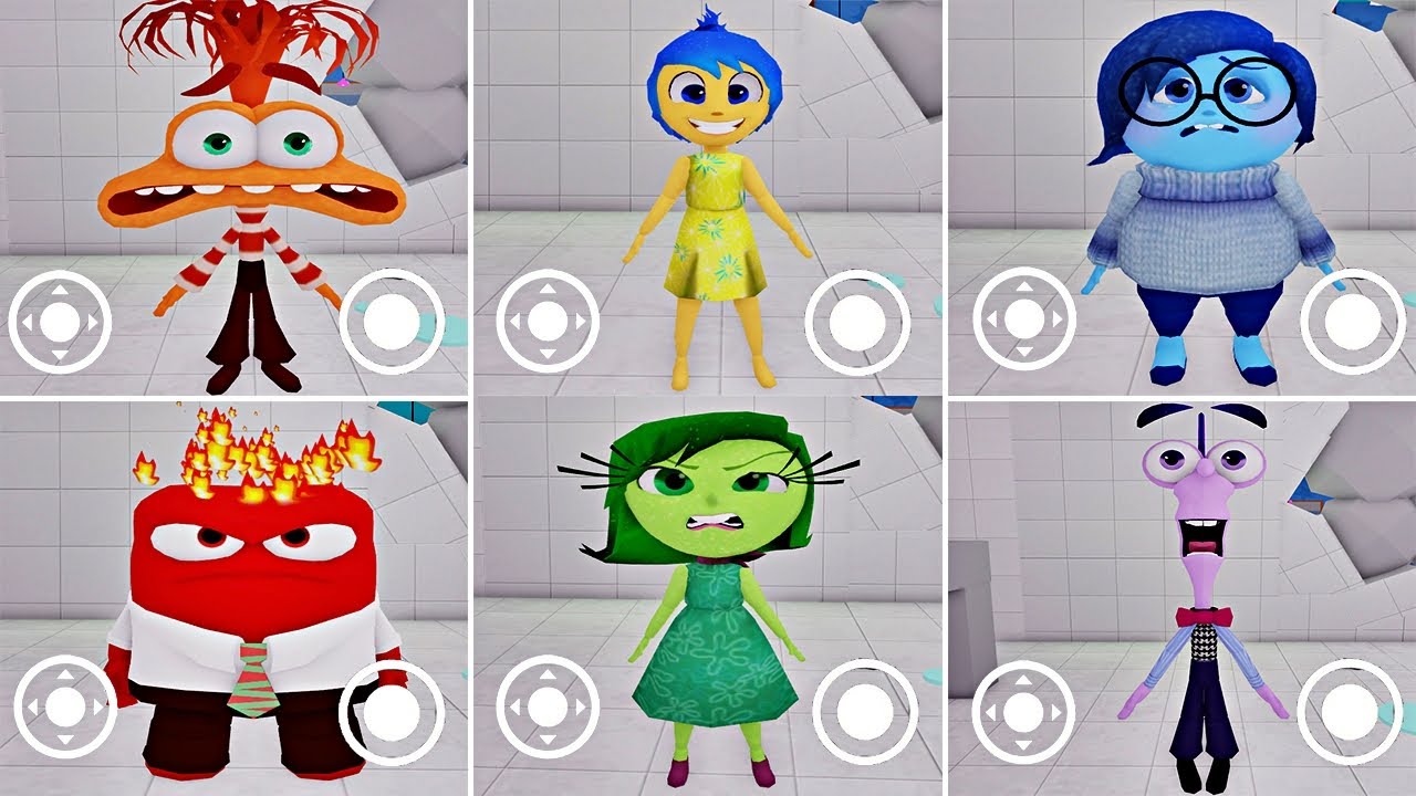 Playing As All INSIDE OUT 2 MORPHS in Barry's Prison Run - Joy, Anger ...