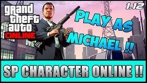 GTA 5 ONLINE | NEW USE SINGLE PLAYER CHARACTER ONLINE AFTER PATCH 1.12 SP CHARACTER ONLINE