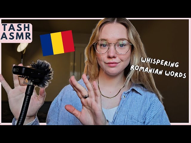 ASMR Whispering Words In Romanian!