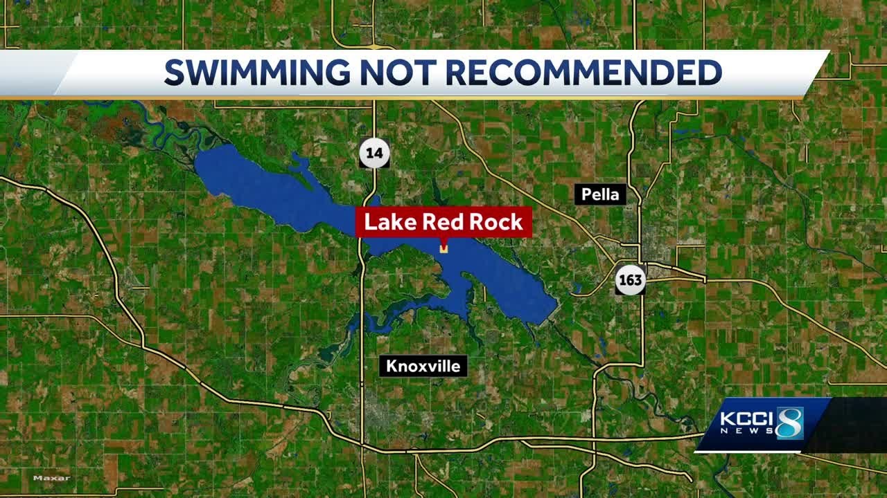Swimming not recommended at Lake Red Rock
