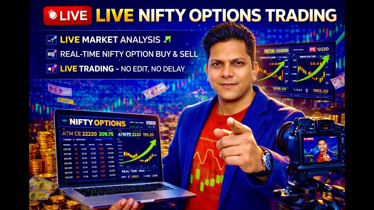 🚀 NIFTY 50 Live Option Premium Trading | Today Market Live | Zero to Hero Strategy 