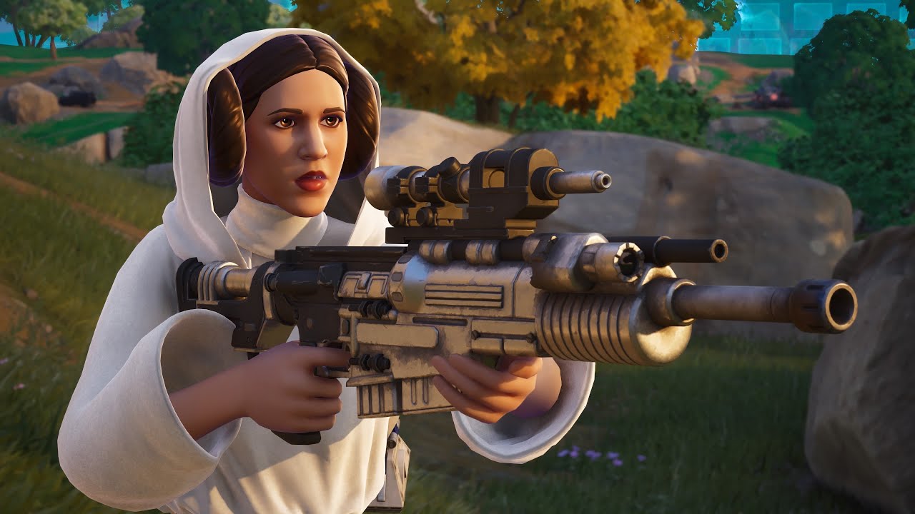 Leia Organa | Fortnite CH6MS1 Showcase Gameplay - YouTube