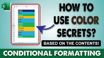 Conditional Formatting in Excel: Highlight Cells Automatically Based on the Content!