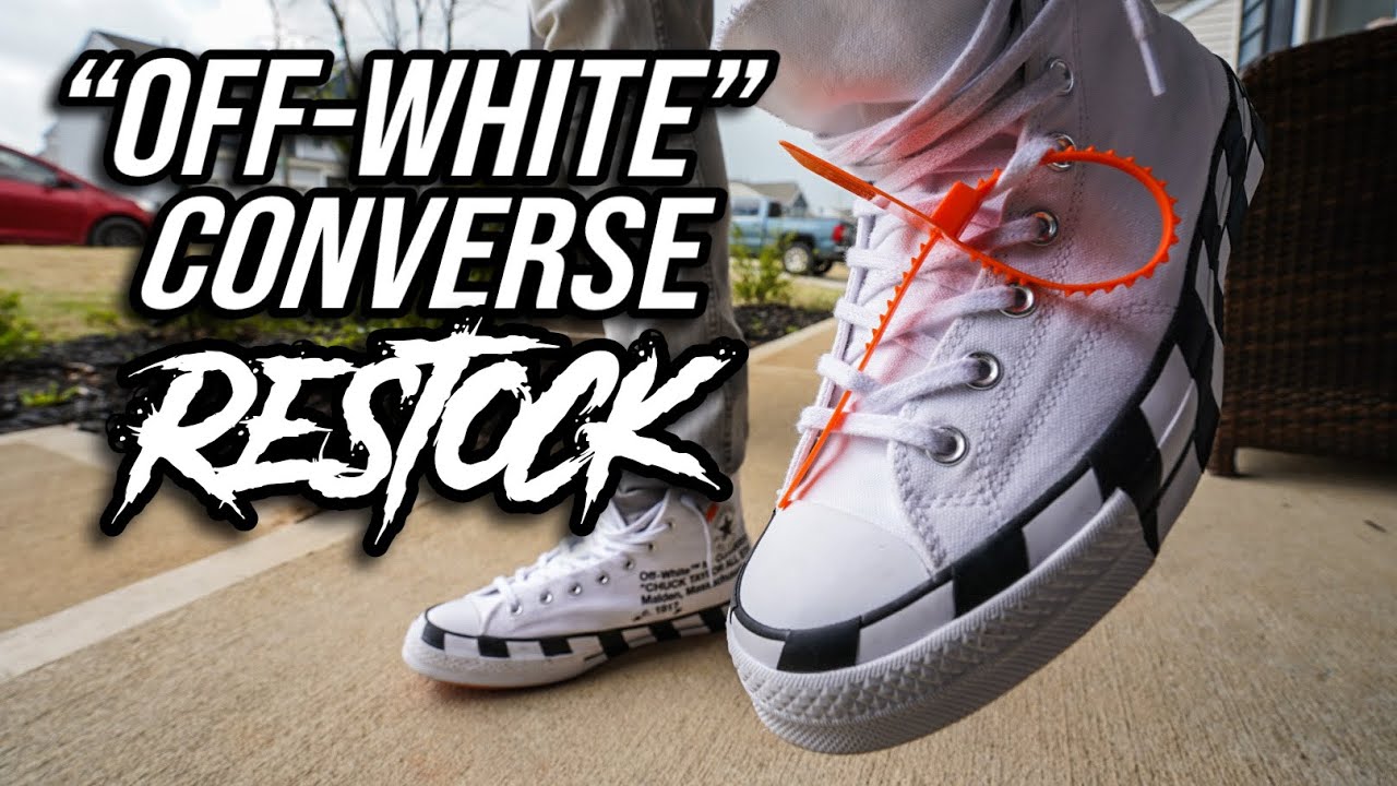 OFF-WHITE” Converse (Restock) Plus On Foot!!! - YouTube
