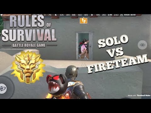 SOLO VS FIRETEAM #5 (19 KILLS) - Rules Of Survival