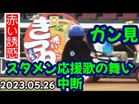 つば九郎 舞うスワローズスタメン応援歌！～ 赤いきつね号、ガン見で中断w 延々つば九郎 　PART.5