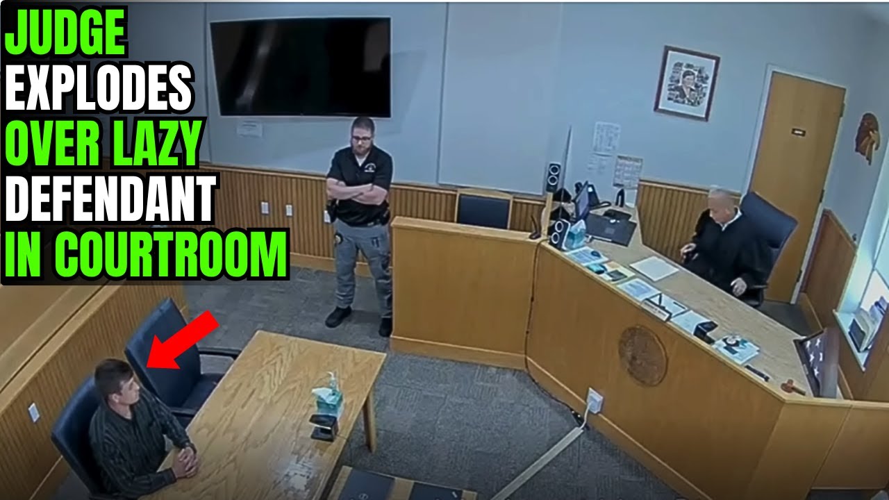 Angry Judge Loses It on Lazy Defendant in Court! - YouTube