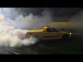 GBLOCK Burnout Car @ Darwin Roll Racing Yellow Holden Ute V8 Hidden Valley NT