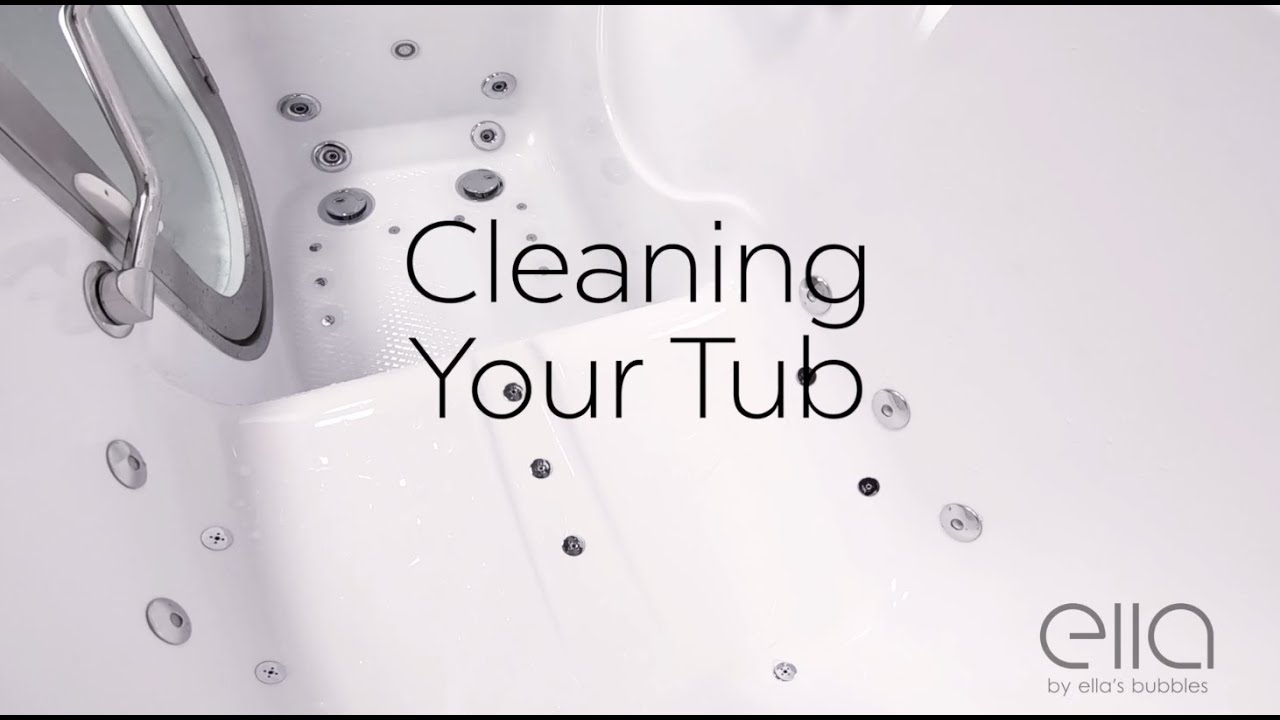 Ella's Bubbles: Cleaning Your Walk-In Tub
