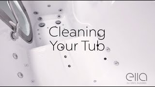 Walk-In Tub Cleaning And Maintenance Guide Ellas Bubbles