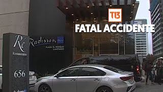 Fatal accidente por caída de ascensor en un hotel de Las Condes