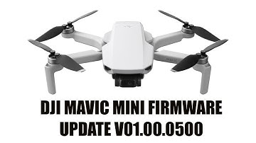 DJI MAVIC MINI FIRMWARE UPDATE V01.00.0500