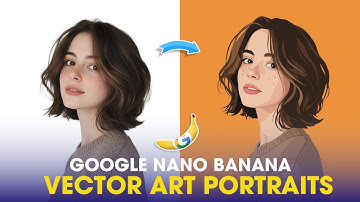 Turn Your Photo into Vector Portrait Illustration (Google Nano Banana + Adobe Illustrator)