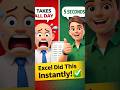 My boss didn’t know Excel could do THIS 😱 #ExcelHacks