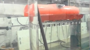 SquidROV - Biomimetic Submarine Propulsion System: Wave tank tests