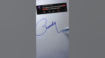 CHANAKYA name signature ✨ #shortaday #viral #shorts