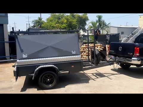 7x5 single axle builders trailer by Phoenix Trailers