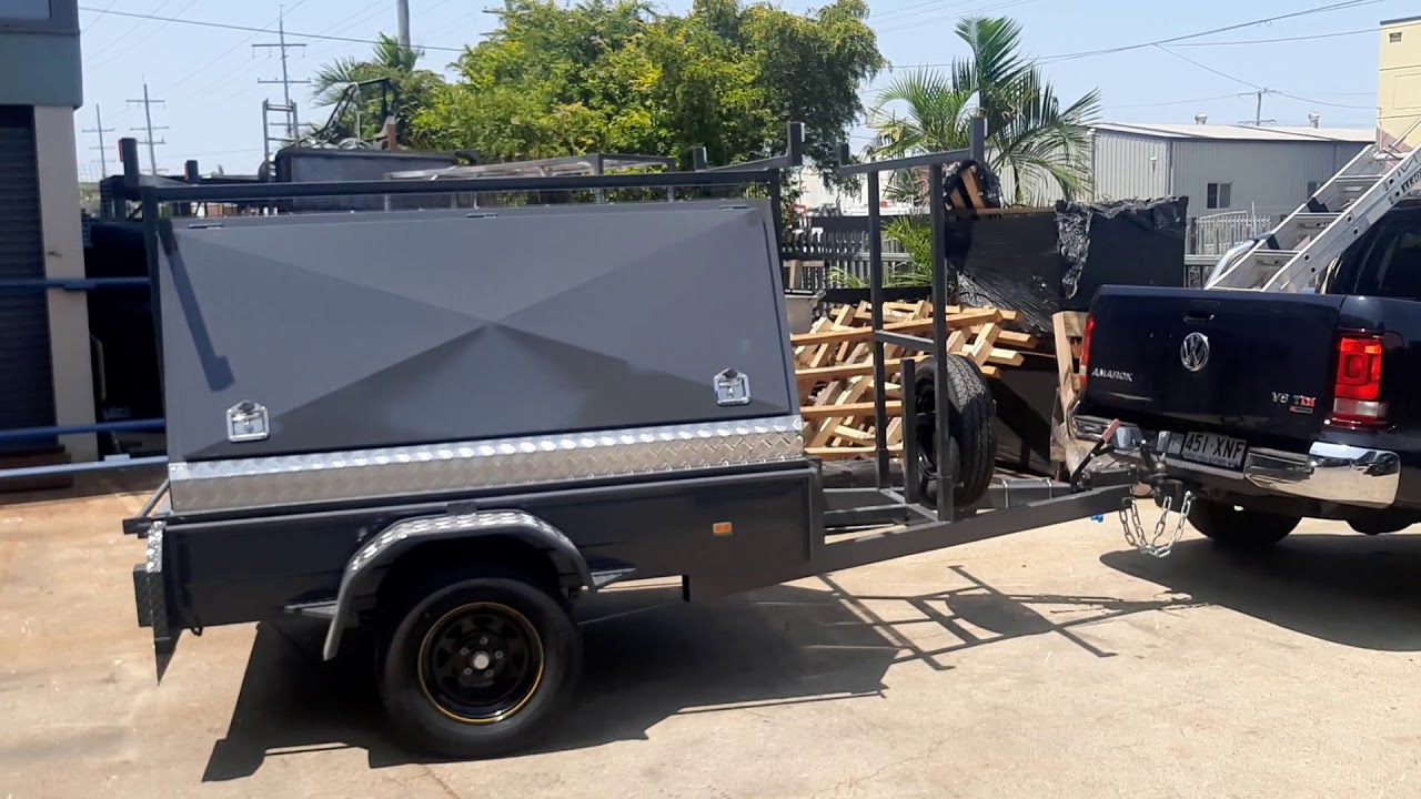 7x5 single axle builders trailer by Phoenix Trailers