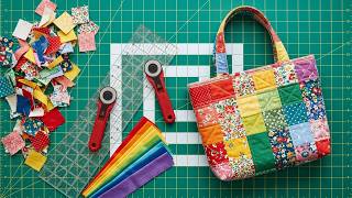 You won't throw away fabric scraps after watching this! 👜 Cute Tote Bag & More