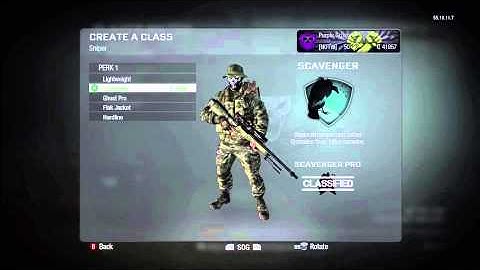 Black Ops: Sniper Class Setup (Part 2)