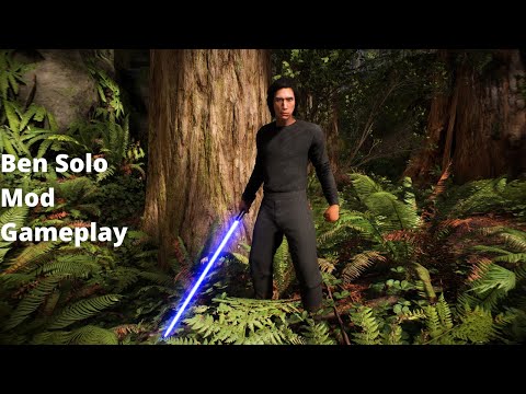 Star Wars Battlefront II - Ben Solo Mod Gameplay (Rise of Skywalker)
