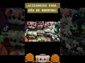 ¡ACCESORIOS PARA DÍA DE MUERTOS! 🎃 #short #shorts #diademuertos