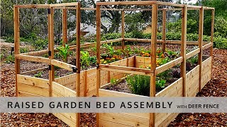 Garden in a Box with Deer Fence 8x12 Assembly