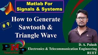 Celebrity Matlab for Signals & Systems 9 : How to Generate Sawtooth & Triangle Wave Wealth