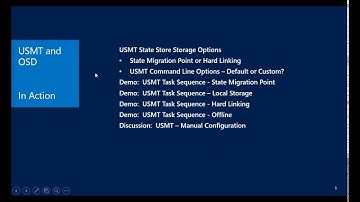 ConfigMgr 2012 Operating System Deployment Part X USMT and OSD