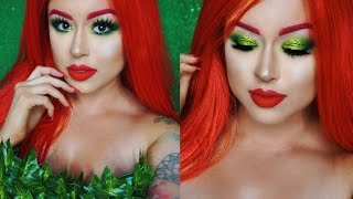 Posion Ivy Glam Halloween Makeup Tutorial