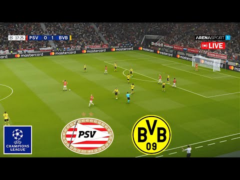 🔴LIVE : Psv Eindhoven vs Borussia Dortmund | Uefa Champions League 2024 | Ucl Live Stream | Pes 21