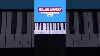 🎧TRILLIUM HARDTEKK (Easy Piano Tutorial)