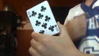 Card levitation Trick