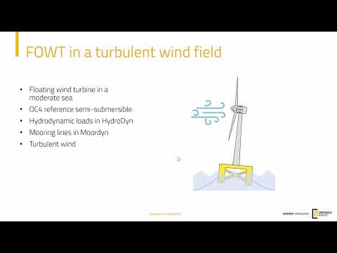 OpenFAST Tutorial 4/4 Floating offshore wind turbine