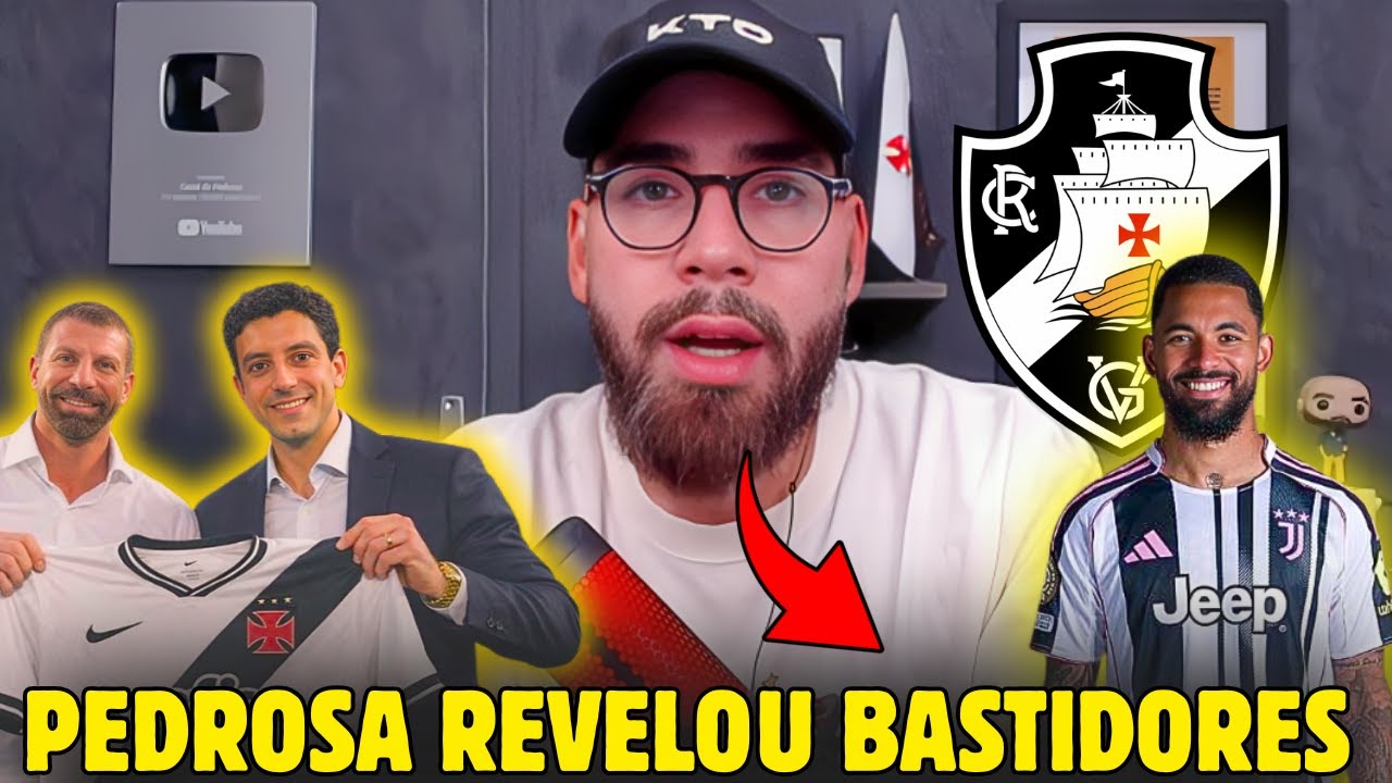 PEDROSA SOLTA O VERBO E FALA DE RAYAN E DOUGLAS LUIZ | VENDA DA SAF DO VASCO PARA MARCO LAMACCHIA E+