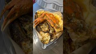 Would YOU Try This Crab Legs & Parmesan Crusted Lamb Chop Plate?