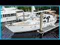 This 53' EXPEDITION Motor Sailor is Incredible [Full Tour] Learning the Lines
