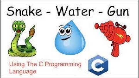 Code of Snake,water Gun game in Python