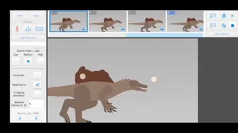How to Animate Dinosaur Walk Sticknodes