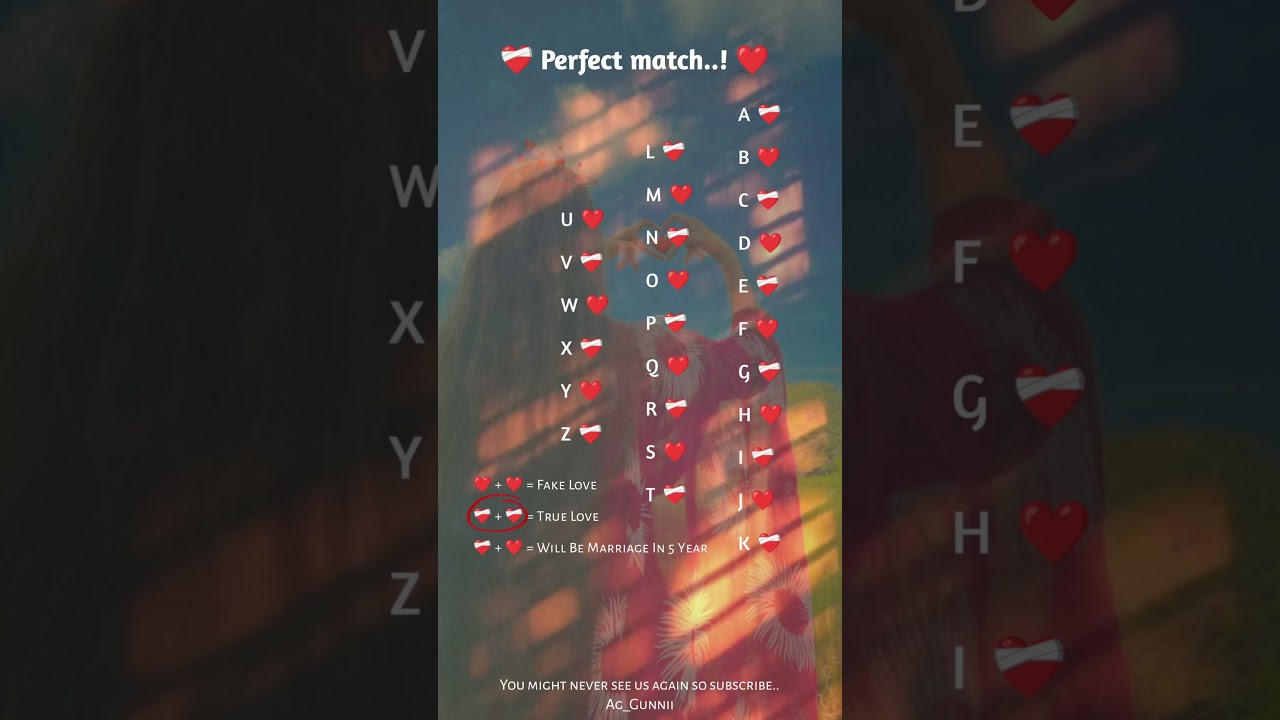 Perfect Match Test ❤️ | True Love or Fake Love?