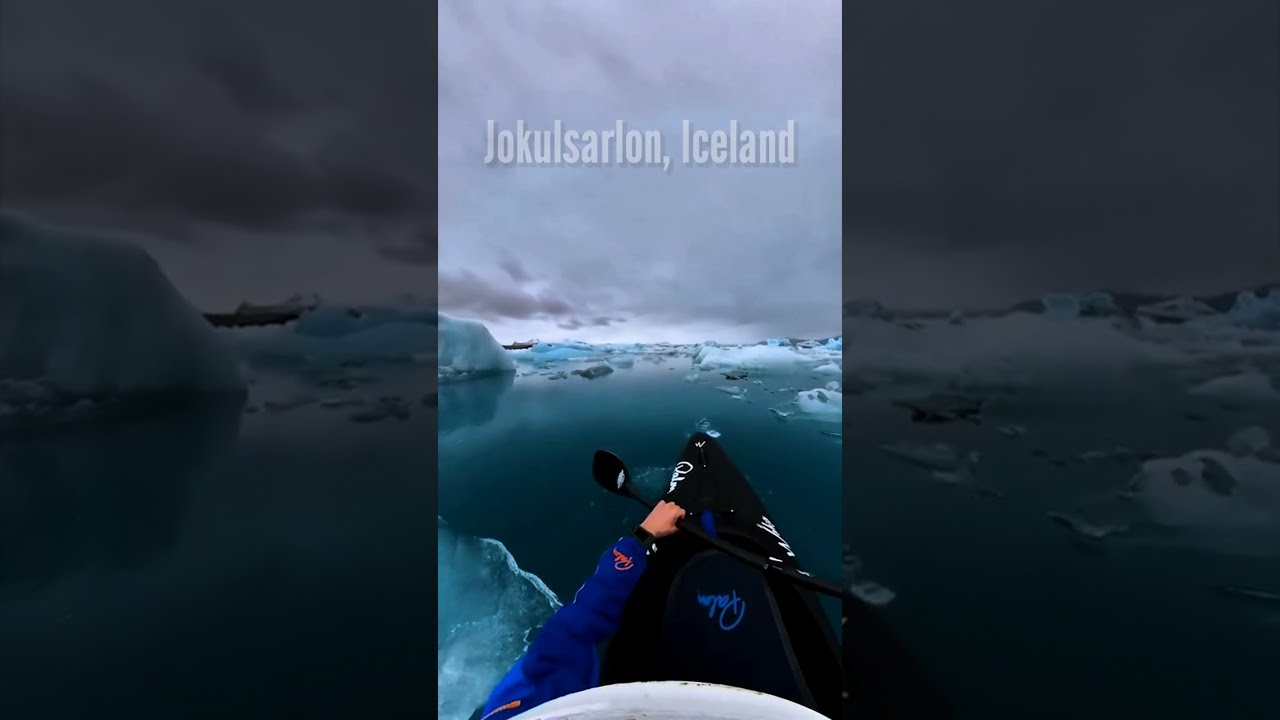 Kayaking on Jokulsarlon Glacier Lagoon Must See In Iceland 