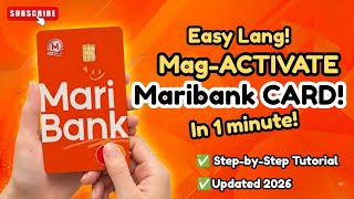 MariBank Physical Card Activation 2026 | Common Errors Fixed + Full Steps